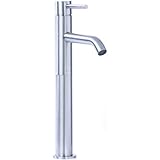 Cifial 225.101.620 Techno 25 Single Handle High Profile Lavatory faucet, Satin Nickle by Cifial