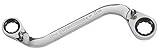 GearWrench 85241 19mm x 22mm Reversible S-shaped Double Box Ratcheting Wrench by GearWrench [並行輸入品]