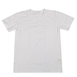 スクールTシャツ 無地半袖Tシャツ 体操着 定番 キッズ ジュニア 男の子 女の子 ダンス 子供 fo-tmht78 100cm 半袖白