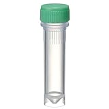 ワトソン(Watson) Oリングレススクリューキャップチューブ 2.0mL 自立 緑 滅菌 1394-200-SS-GS 500本(20本×25袋)