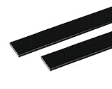 アルミ形材 ｱﾙﾐ平棒 2m 3.0x20mm ﾌﾞﾗｯｸ 2本組　　安田
