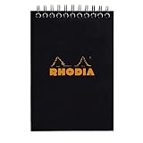 RHODIA(ロディア) ノートパッド No.13 クラシック 方眼罫 ブラック cf135009 10.5x14.8cm (A6)