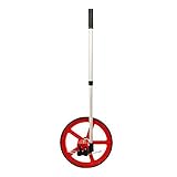 iimono117　歩行用 距離測定器 / ロードメジャー ロードカウンター ウォーキングメジャー 収納カバー付き ローラー距離計 一輪 大径 シングル車輪 直 線 曲線 伸縮式 片手 スタンド 10