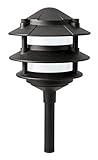 Paradise GL22764 Low Voltage Cast Aluminum 11W Path Light, Black (Quick Clip Connector, Incandescent