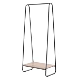 セルタン ハンガーラック ブラック 棚板付き 収納 ディスプレイ ロング丈 BS-N2233-BK