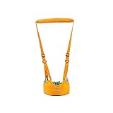 Forpend ベビーウォーカーMoon Walk 赤ちゃん歩行補助具 ベビー歩行アシスタント 歩き始めのウォーカーヘルプ 補助器具牽引ロープ (イエロー)