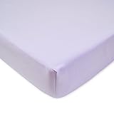 American Baby Company Percale Crib Sheet, Lavender by American Baby Company [並行輸入品]
