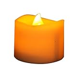 kokeo _ Stor LED波口Small Teaワックスイエローライト点滅電子Candle Night装飾ライトクリスマスCandle Candle KoKeo0199