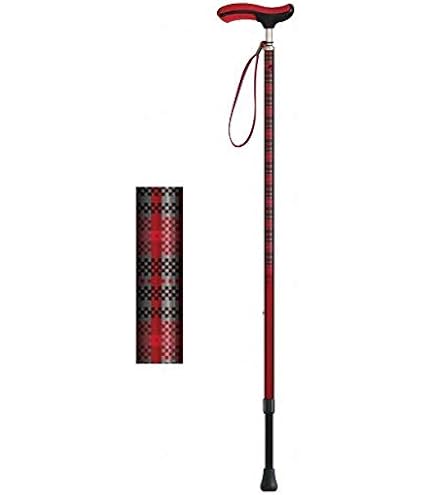 Amazon.co.jp: カイノス 和彩(WASAI) 杖 ステッキ 緋色 (ワイン