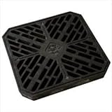 城東テクノ　格子蓋　327×327mm　JK-300S　4枚入　【外構DIY部品】 ブラック(JC)
