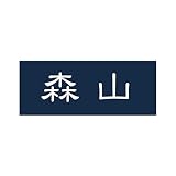丸三タカギ 彫り込み済表札 アクリル APY1-N-1-1-森山 【完成品】