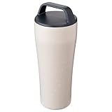 アトラス キャリータンブラー コーヒー セラミック タンブラー 漏れない こぼれない 蓋付き ハンドル付き 473ml セラミック加工 水筒 ステンレス 真空断熱 保温 保冷 ホット アイス お手入れ簡単 洗いやすい 持ち歩き モカ カフェリンク ACST-H473MO