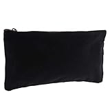 B Blesiya キャンバス　ツールバッグ　ジッパー 道具袋　耐候性　ツールポーチ　作業/家庭用 - 黒