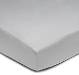 American Baby Company 100% Cotton Percale Fitted Crib Sheet, Gray by American Baby Company [並行輸入品]