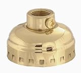 B&P Lamp Leviton Brand 1/4 Ip Brass Socket Cap W/Ss [並行輸入品]