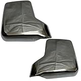 RiNan. 社外品 ドアミラー カバー スズキ キャリー キャリィ サイドミラー DA63Ｔ DA65Ｔ DA16T トラック用品 メッキ 左右セット