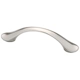 Brainerd P18007V-SN-C Barcelona 3" or 3-3/4 in. Dual Mount Veulo Kicthcn Cabinet Hardware Drawer Han
