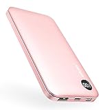 モバイルバッテリー 10000mAh 大容量 バッテリー 2USBポート スマホ携帯バッテリー Soluser【PSE認証済】iPhone&