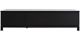テレビボード alfonso 幅150サイズ オークブラック色