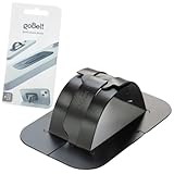 スマホリング goBelt C1 黒 薄型 1mm ワイヤレス充電対応 スマホスタンド ドイツ製 ブラック 1個