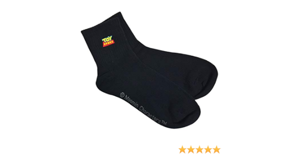 Amazon Co Jp ディズニー ワンポイント刺繍ソックス トイ ストーリー ロゴ 約23 25 Awds5634j おもちゃ