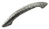 MNG Hardware 12911 3-Inch C/C 4-Inch Overall Hammered Pull, Distressed Silver by MNG Hardware