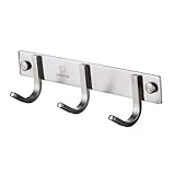 mskei Sus 304ステンレス鋼壁マウントタオルフック 7.9*1.2*2inch