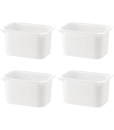 Amazon｜IKEA TROFASTストレージボックスイエロー – セットof 6