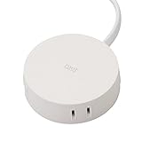 エレコム 見せるインテリア電源タップ roo't(ルオット) 丸型 4個口 1.5m ホワイト AVT-D4-2415WH