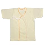 日本エンゼル 産婦人科仕様の短肌着 クリーム