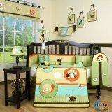 Boutique Garden Paradise 13PCS CRIB BEDDING SET by GEENNY [並行輸入品]