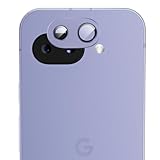 Podick カメラフィルム Google Pixel 9a用 カメラ保護 9H強化ガラス アルミ合金 グーグル ピクセル 9a カメラカバー 全面保護 キズ防止 耐衝撃 高透過率 黒縁取り 露出オーバー防止 飛散防止 気泡ゼロ 極薄 レンズカバー プロテクター (パープル)