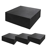 ゴム板 100×100×30mm【4個】ゴムブロック 四角 滑り止め 緩衝材 傷防止 保護 家具 防振 防音 Mon amulette