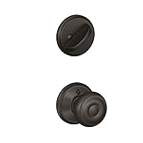 Schlage Georgian内部ノブwithデッドボルト F59 GEO 622 1