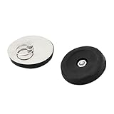 uxcell 風呂栓 蓋 ドレイネッジ フィルター ブロック ストレーナー　ストッパーカバー バスタブ栓 バスタブ 風呂栓 シャワーアクセサリー 2個入り