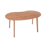 [ベルメゾン] アルダー材 変形 ダイニング テーブル タイプ：ビーンズ型