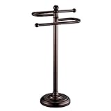 Gatco 1545BZ Countertop S-Style Towel Holder, Oil Rubbed Bronze [並行輸入品]