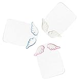 Jolieer 汗取りパッド 綿100% 4重ガーせ 天使の羽 汗とりパット 春夏 秋冬 新生児 ベビー ギフト 3枚セット