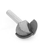 uxcell U溝ルータービット　コアボックスビット　鉄製　アクセサリー　交換部品　シルバートーン