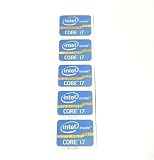 ノートパソコン交換用CPUステッカー、Core i7第2/3世代、21ｍｍ*16ｍｍ 5枚入り