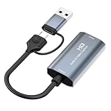 HDMI キャプチャーボード 4K 60Hz USB 3.0/Type C ビデオキャプチャー 2 in 1 小型軽量 ゲーム録画/HDMIビデオ録画/ライブ配信用 Windows/Linux/マック/Android/iPadOS17に適用 Switch対応