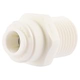 Sharkbite push-to-connectオスアダプタプッシュ継手 3/8" OD x 1/2" MIP ホワイト