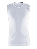 CRAFT (クラフト) メンズ ノースリーブ Intensity 1904921 BASELAYER STAY COOL Men's アンダーウェア (M, 1900(ホワイト))