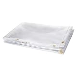 Steiner 339-6X10 16 mm Flame Retardant Clear Vinyl Curtain, 6' x 10' [並行輸入品]
