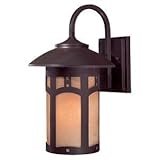 Minka Lavery 8722-A615B 1 Light Outdoor Wall Mount, Dorian Bronze Finish [並行輸入品]