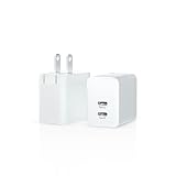 PD 充電器 35W GaN 充電器USB‐C acアダプター 35W急速充電 Type-C急速充電器 ［新型GaN+ 窒化ガリウム採用/PSE技術基準適合］充電器 小型 軽量 2ポート 折畳み式プラグ iphone シリーズMacBook やAndroidシリーズ ノートパソコンなど対応 (ホワイト)