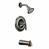 Moen T2133EPORB Eva Posi-Temp Tub and Shower Trim Kit without Valve, Oil Rubbed Bronze [並行輸入品]