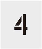 IM ステンシル 4 文字サイズ150×90mm AST64