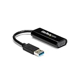 StarTech.com USB 3.0 - VGA ディスプレイアダプタ スリムタイプ USBグラフィックアダプタ 1920x1200 USB32VGAES