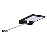 36LEDセンサーライト　ソーラーライト　人感&明暗センサー搭載　4点灯モード　ガーデンライト　スタンドライト　防水　防災/防犯スポットライト　高輝度　玄関、車庫、門扉、物置、ガレージ、ベランダ、工場